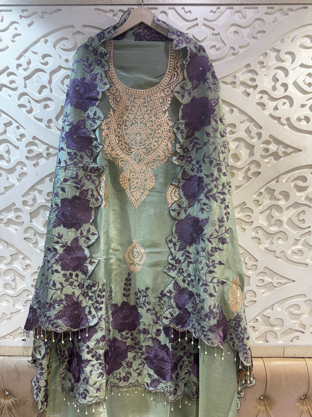 TISSUE UNSTITCH LEATHER WORK SUIT